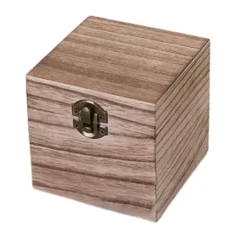 Прочный контейнер для хранения Изысканный Очаровательный Простой ретро-держатель квадратной формы