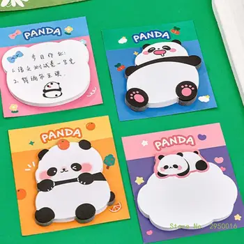 Милые животные Панды Стикеры Самоклеящиеся блокноты для заметок Блокноты для школьных принадлежностей Подарок для домашнего офиса однокласснику